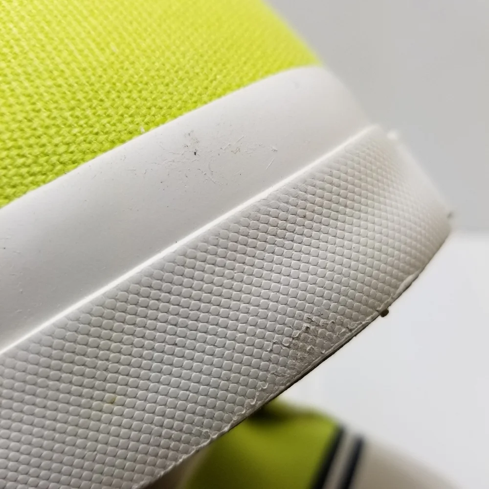 Keds Sneakers Men’s 10 Wild Lime Neon Canvas NIB Retro Streetwear